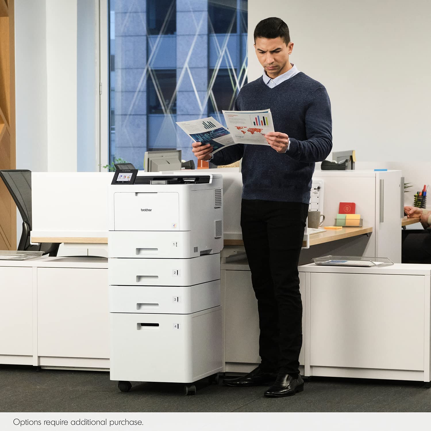 Brother HL‐L9410CDN Enterprise Color Laser Printer with Fast Printing, Large Paper Capacity, and Advanced Security Features - Image 10