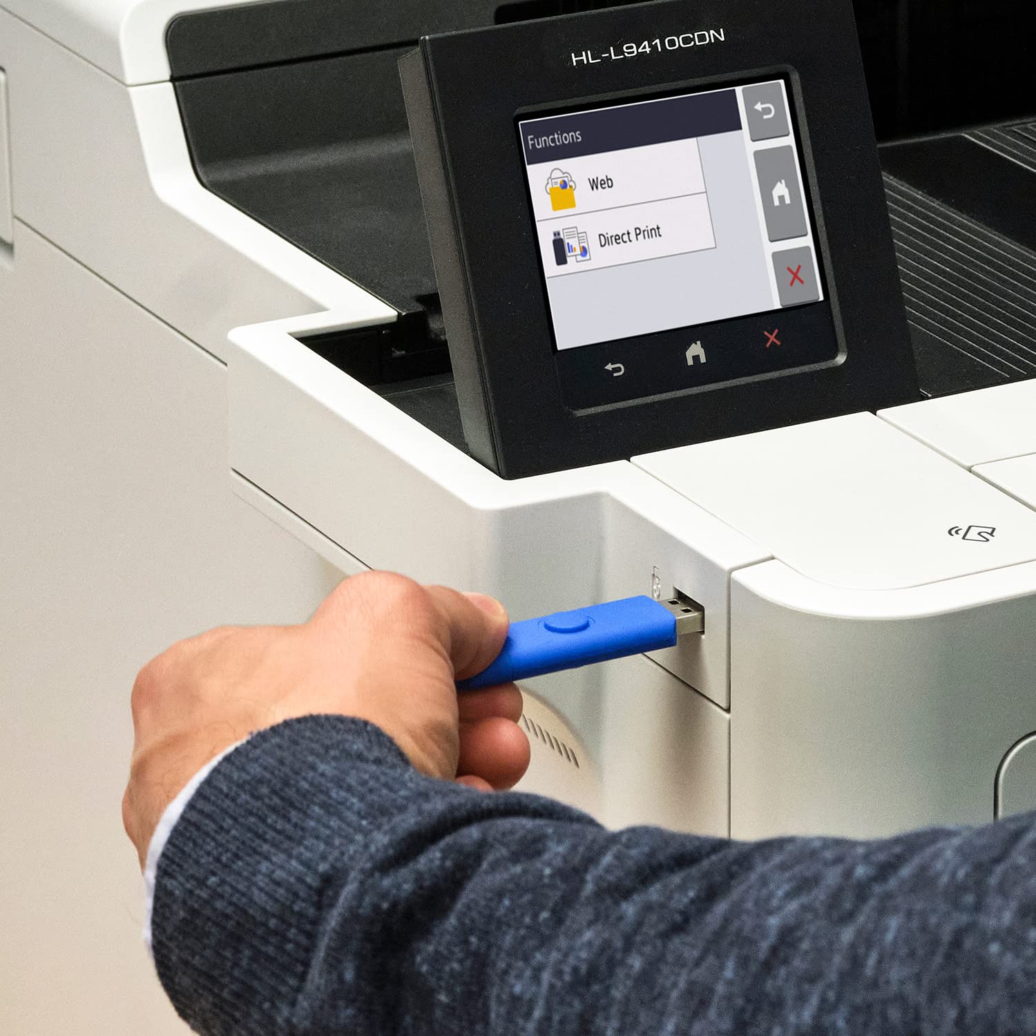 Brother HL‐L9410CDN Enterprise Color Laser Printer with Fast Printing, Large Paper Capacity, and Advanced Security Features - Image 9