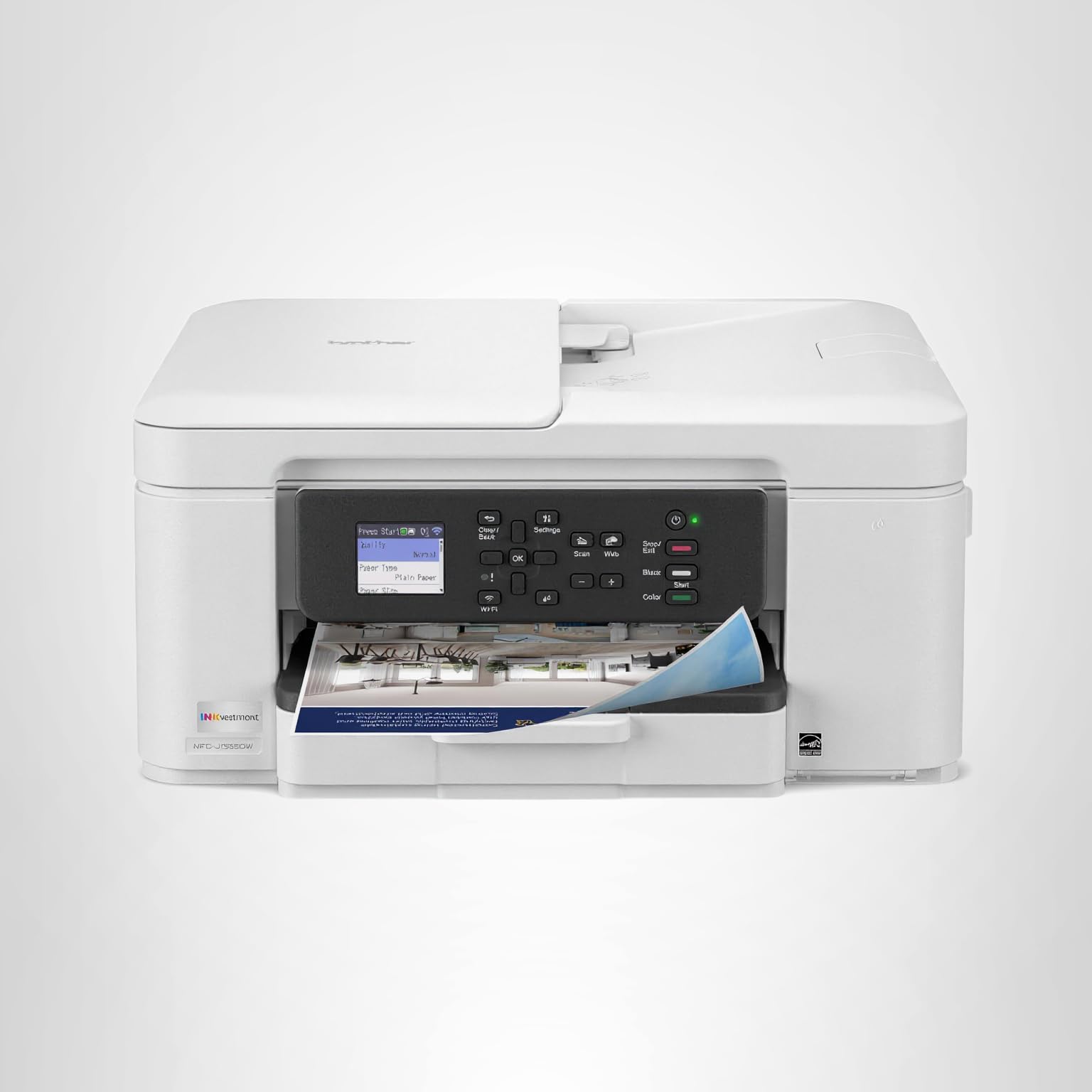Brother INKvestment 1365 Wireless Color Inkjet All-in-One Printer with Automatic Duplex Printing and 1.8” Color Display | Includes Refresh Subscription Trial(1) (MFC-J1365DW) - Image 9