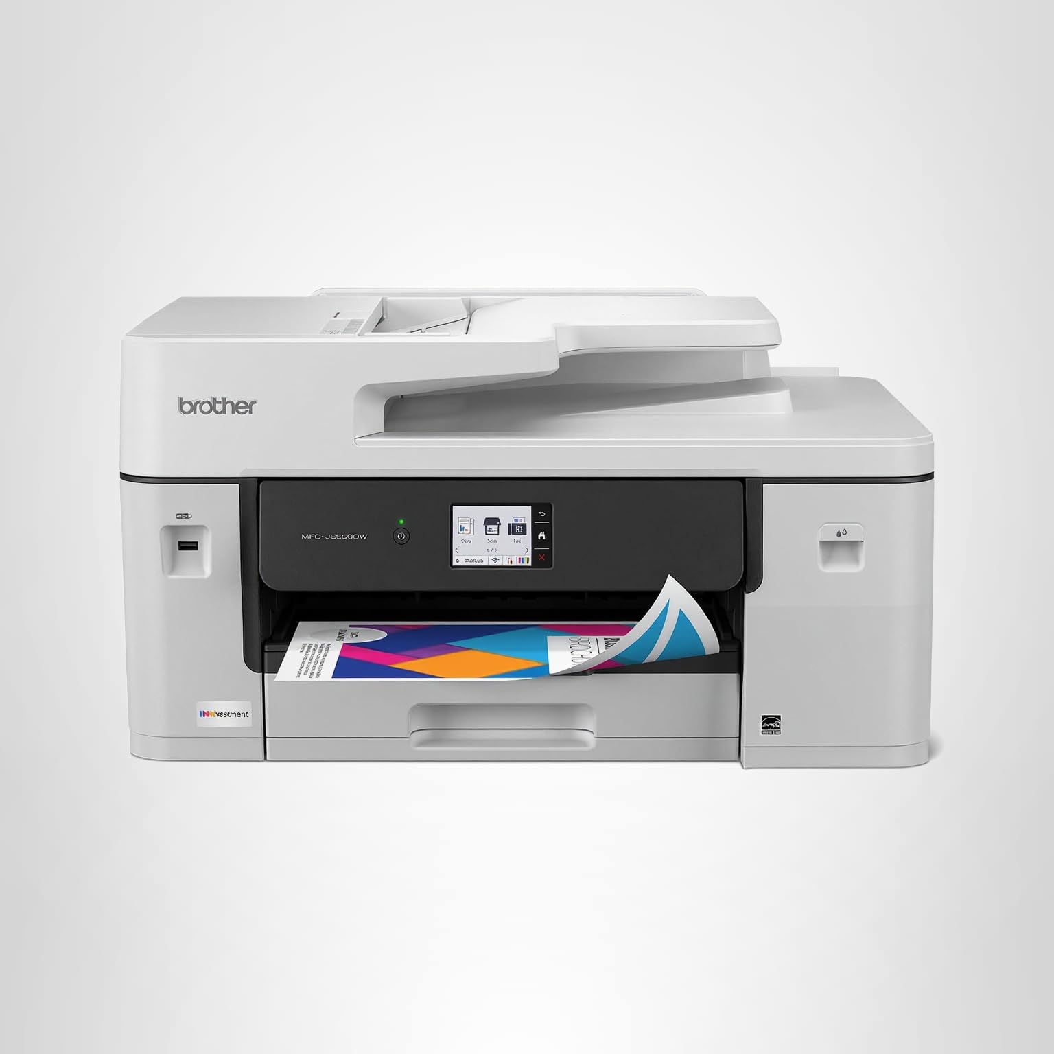 Brother INKvestment 6560 Wireless Color Inkjet All-in-One Printer with 11”x17” Capabilities and 2.7” Color Touchscreen | Includes Refresh Subscription Trial(1) (MFC-J6560DW) - Image 10