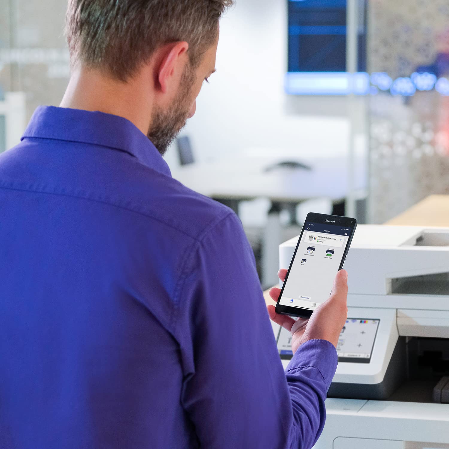 Brother MFC‐L9610CDN Enterprise Color Laser All‐in‐One Printer with Fast Printing, Large Paper Capacity, and Advanced Security Features - Image 8