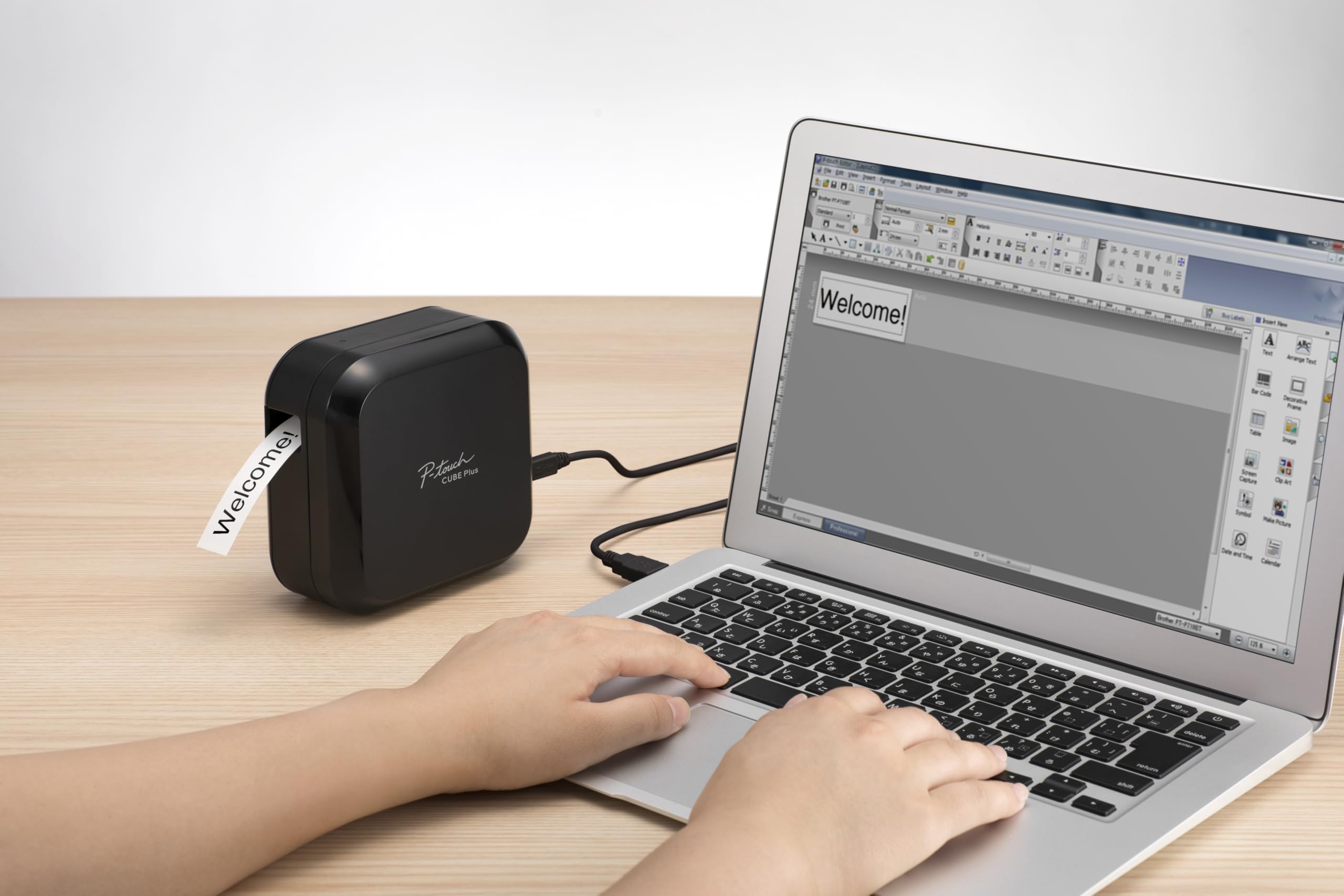 Brother P-Touch Cube Plus PT-P710BT Versatile Label Maker with Bluetooth Wireless Technology (Renewed Premium) - Image 4