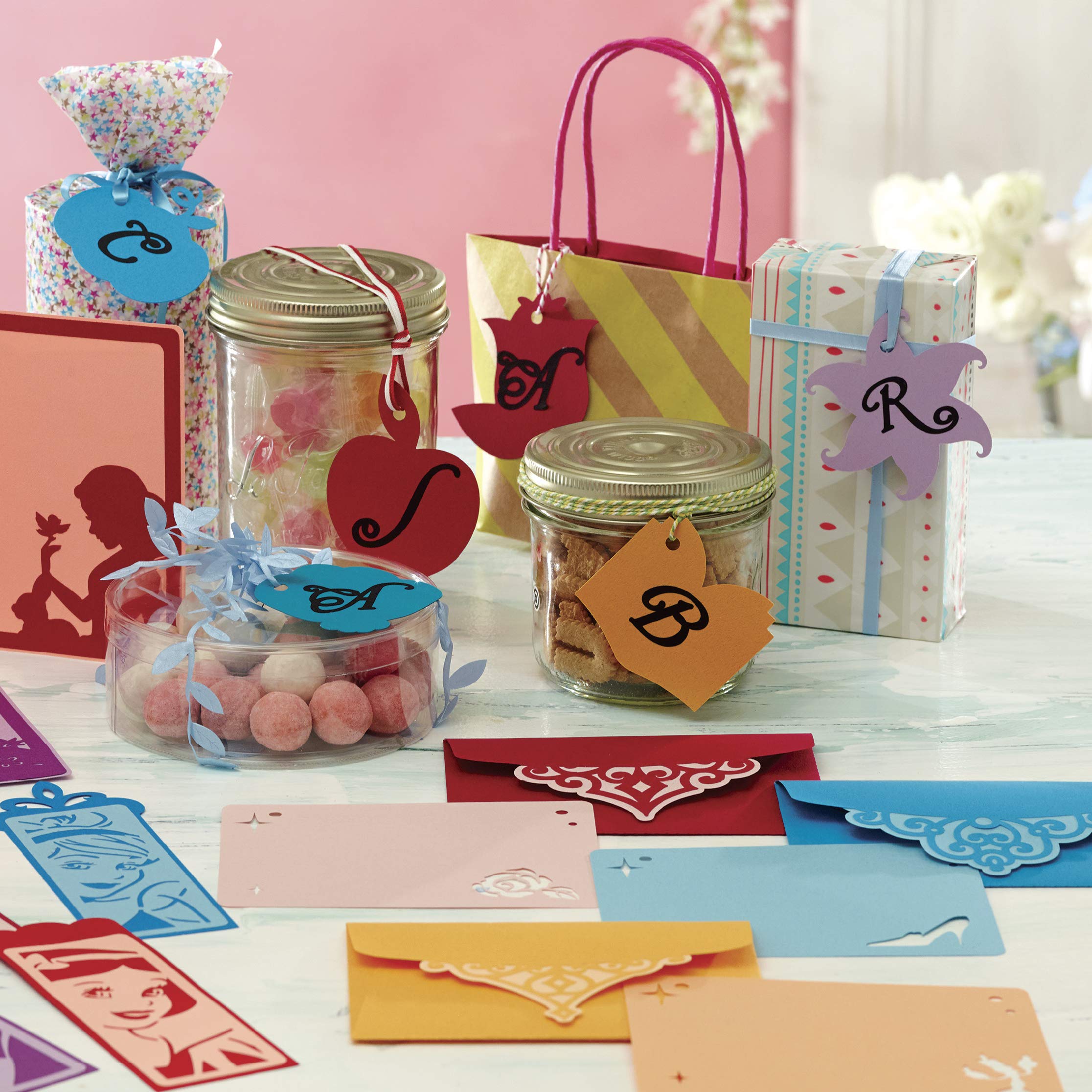 Brother ScanNCut Disney Pattern Collection 2 CADSNP02, Classic Disney Princesses, 18 Designs for DIY Greeting Cards, Bookmarks, Gift Tags with Cinderella, Belle, Aurora, Snow White, Rapunzel and Ariel - Image 4