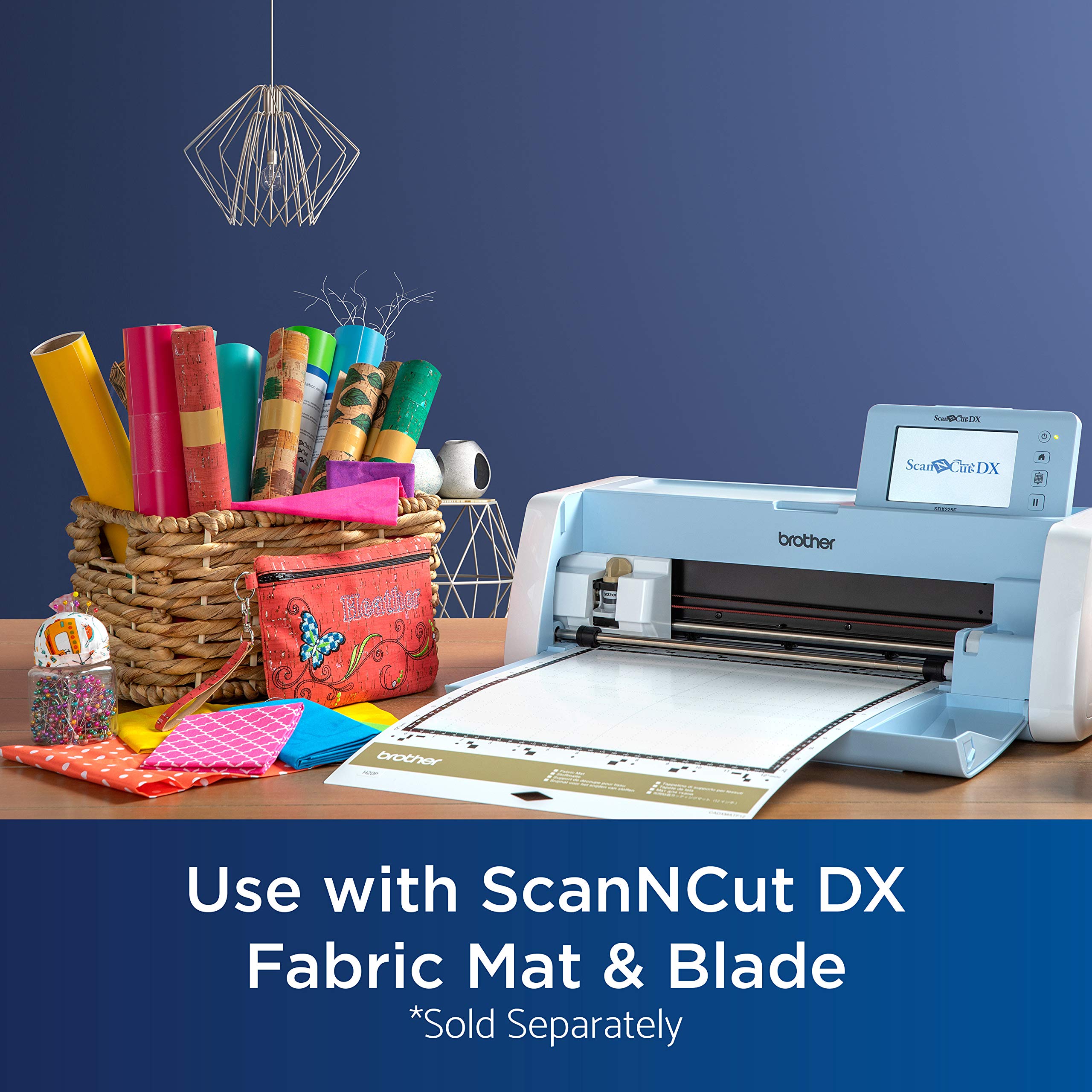 Brother ScanNCut Rolled Cork Fabric Brush Strokes Pattern - Image 4